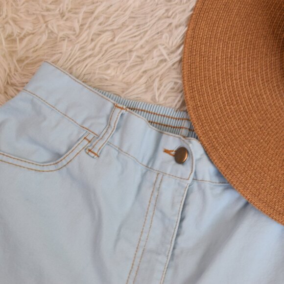 Vintage 90s Cotton/Spandex Pants by Blair size 16 PT |‎ 31-34 waist - Picture 1 of 11